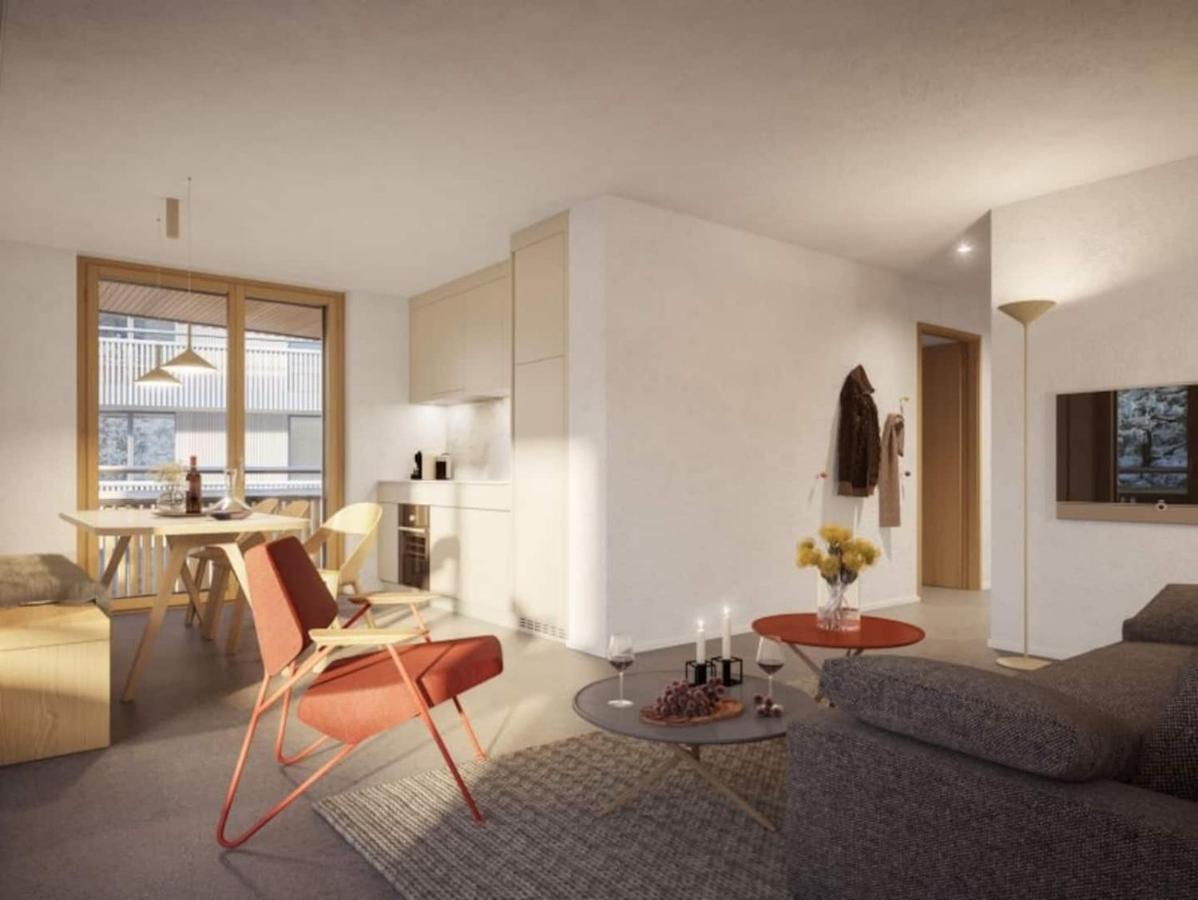 Ferienwohnung 3,5 Zimmer Direkt An Ski- Und Bikepiste فيلمز المظهر الخارجي الصورة