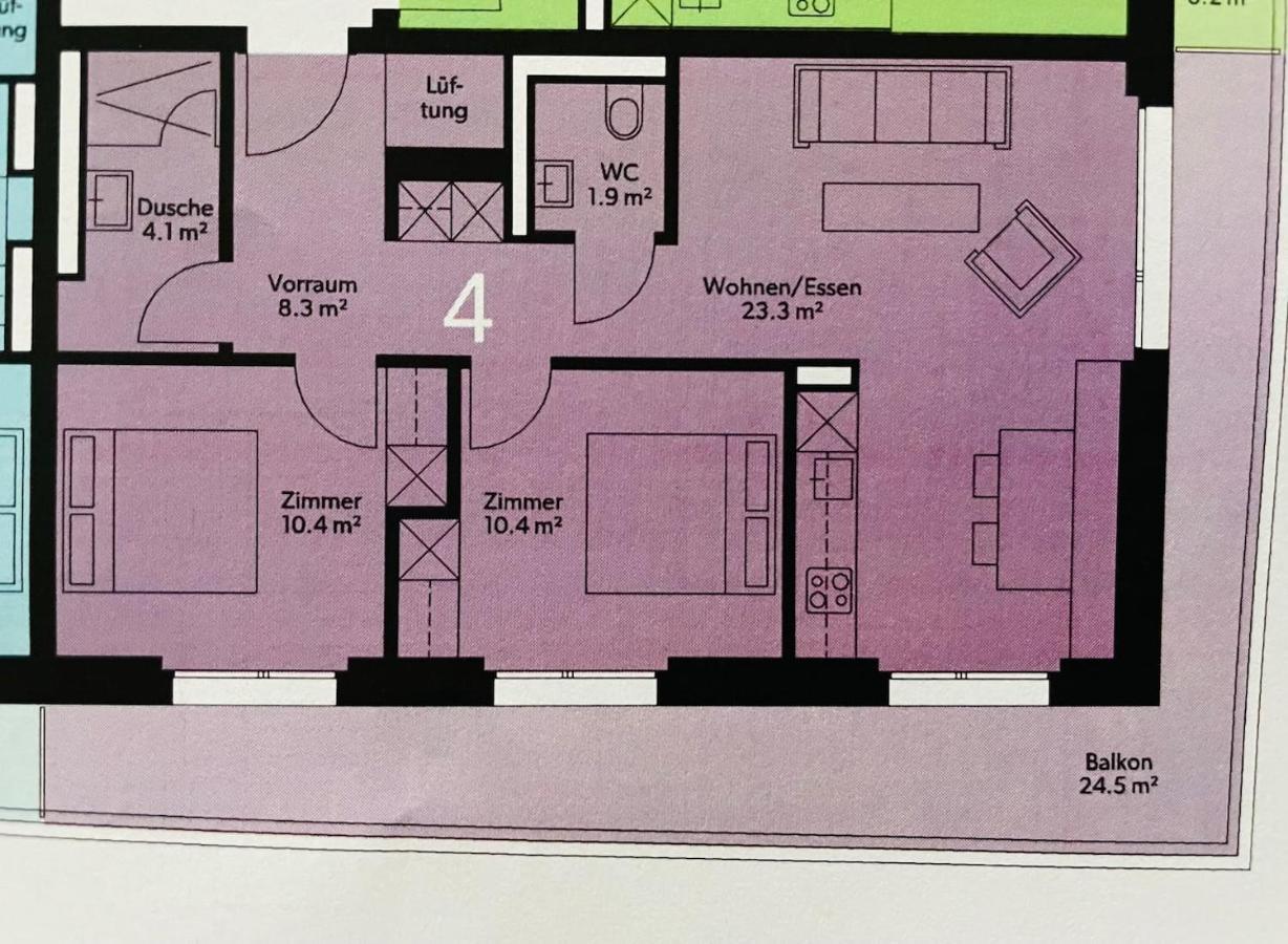 Ferienwohnung 3,5 Zimmer Direkt An Ski- Und Bikepiste فيلمز المظهر الخارجي الصورة